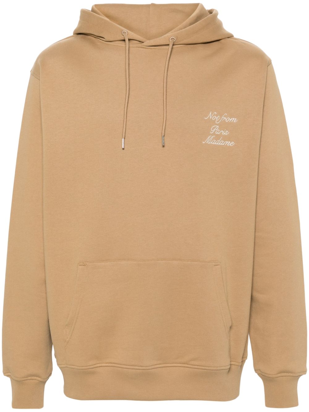 Drôle De Monsieur Le Hoodie Slogan Calligraphy hoodie - Neutrals