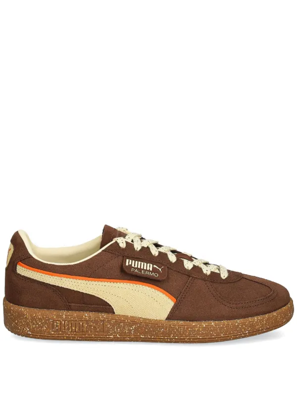 Puma shoes brown online