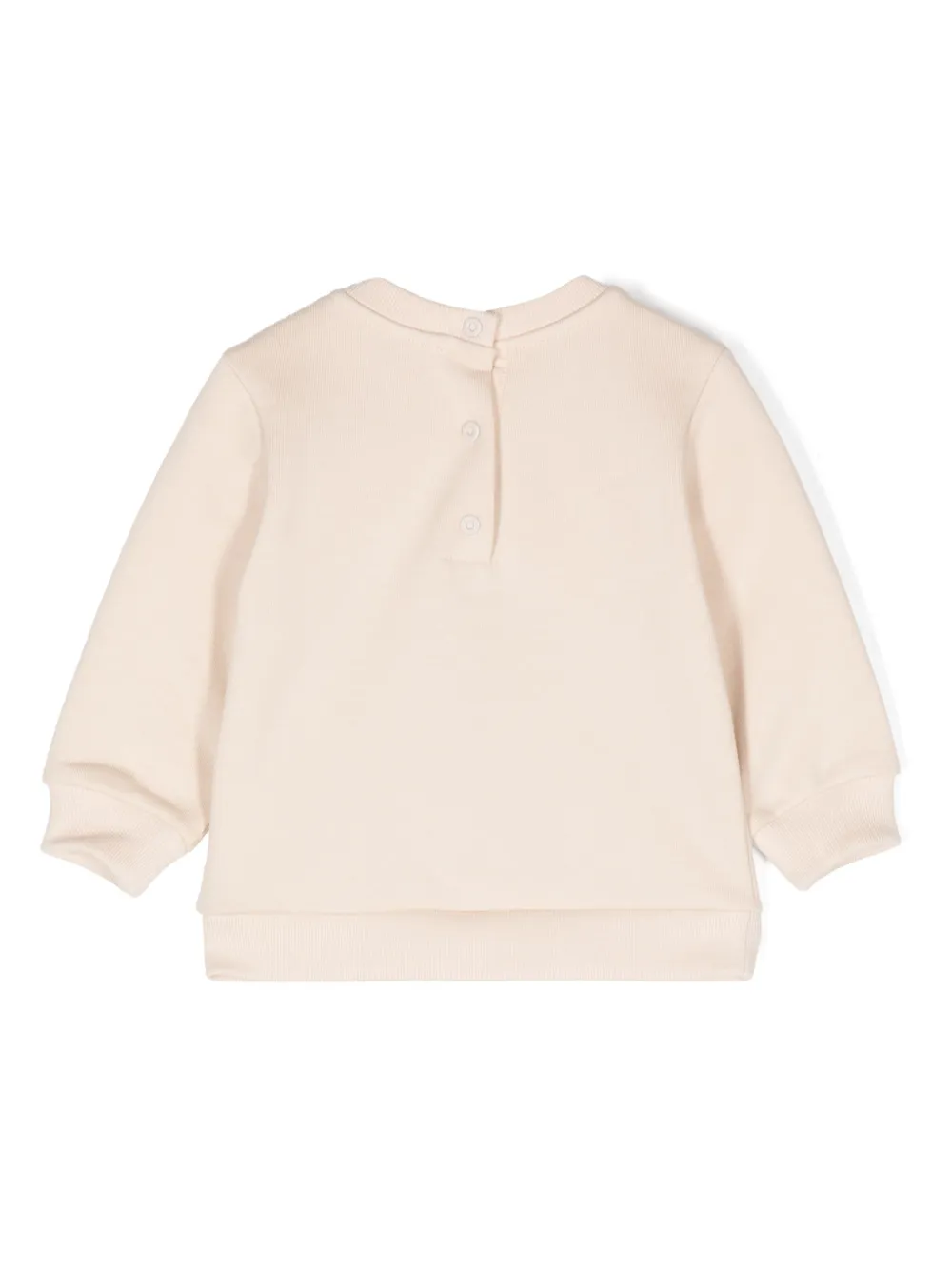 Fendi Kids Sweater met teddybeerprint Beige