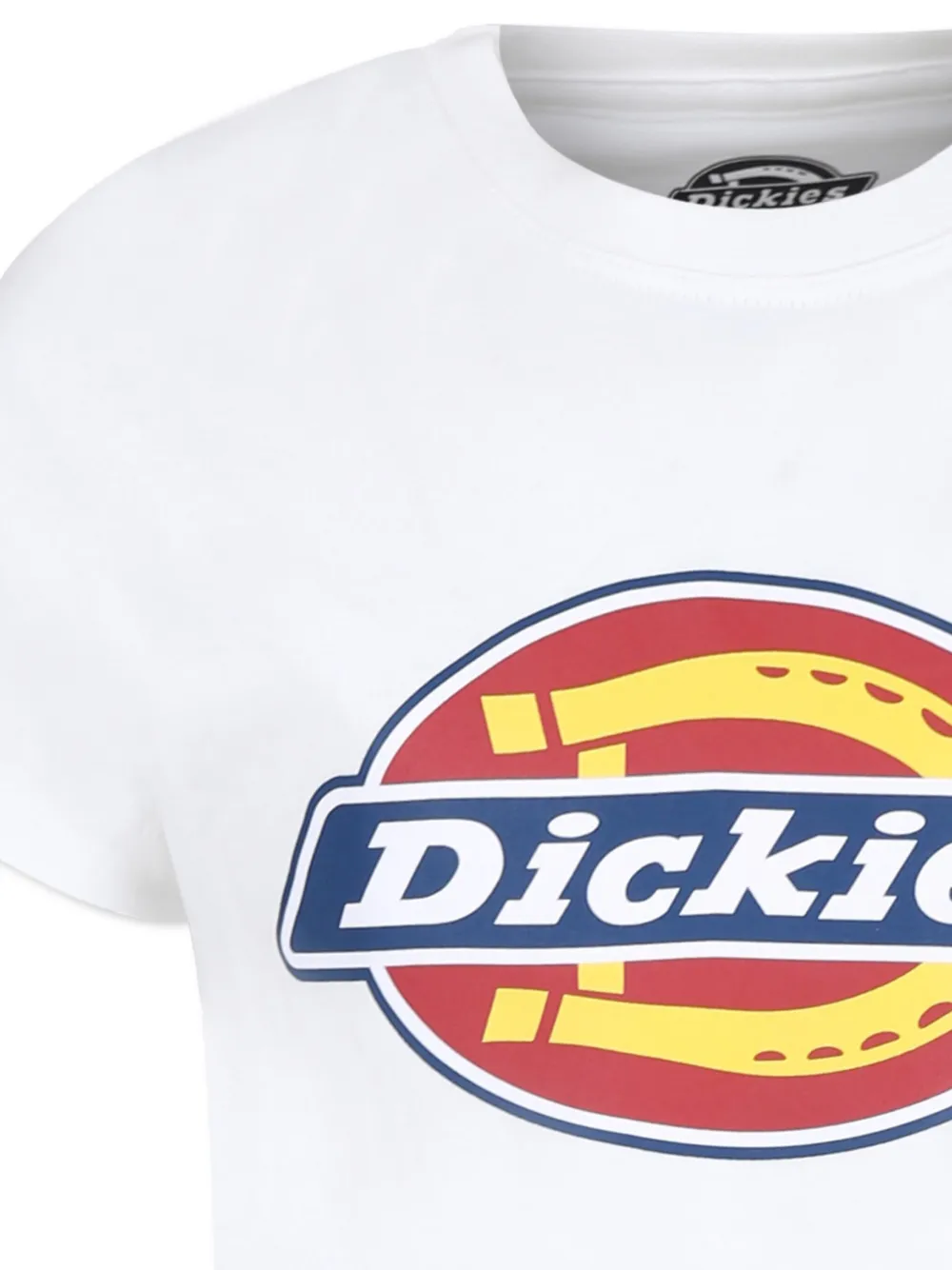 DICKIES Katoenen T-shirt met logoprint Wit