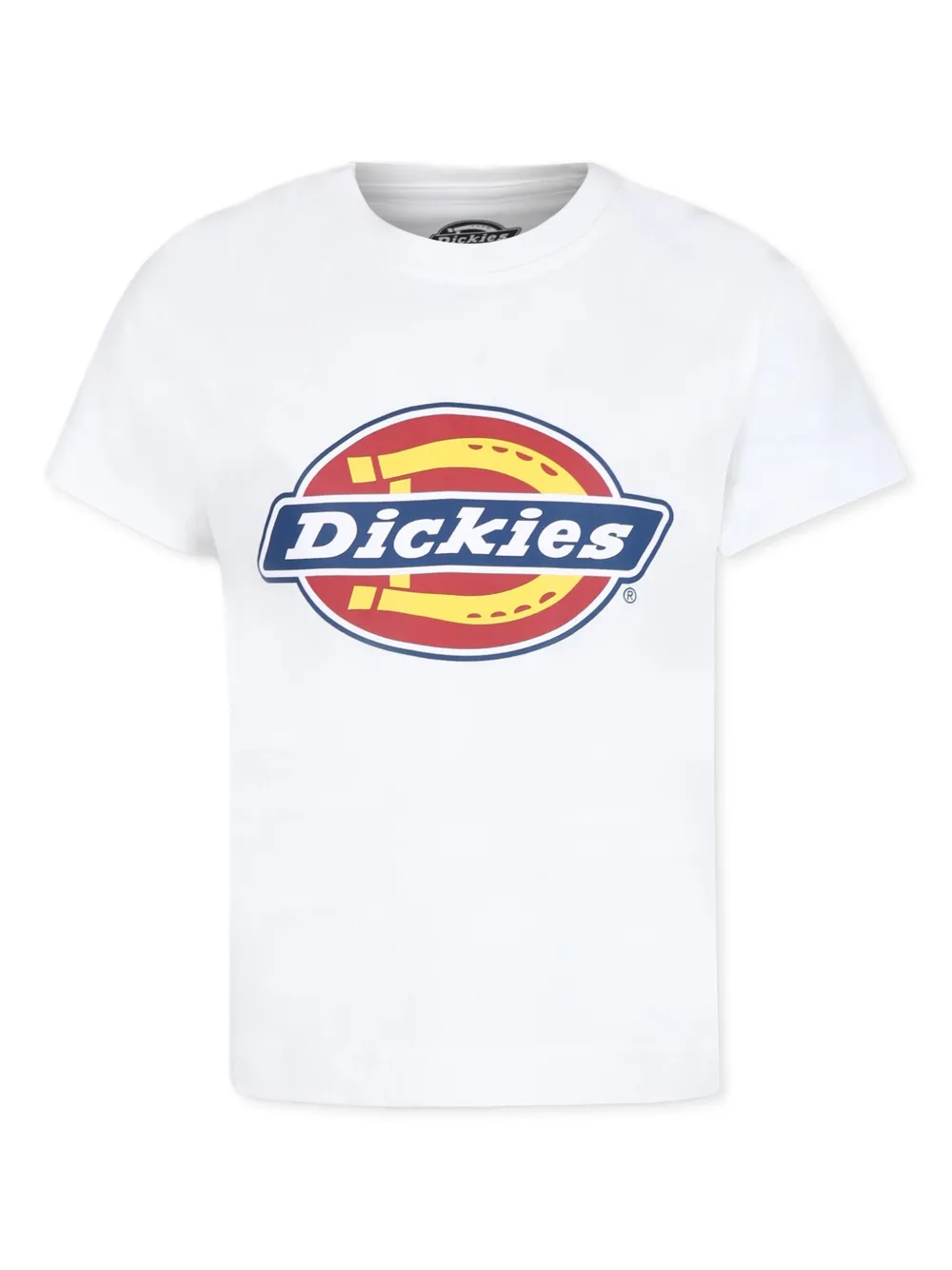 DICKIES Katoenen T-shirt met logoprint Wit