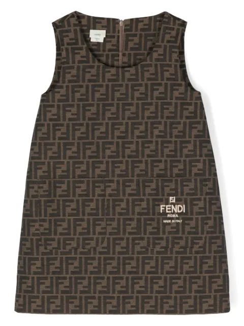 Fendi Kids FF-jacquard dress