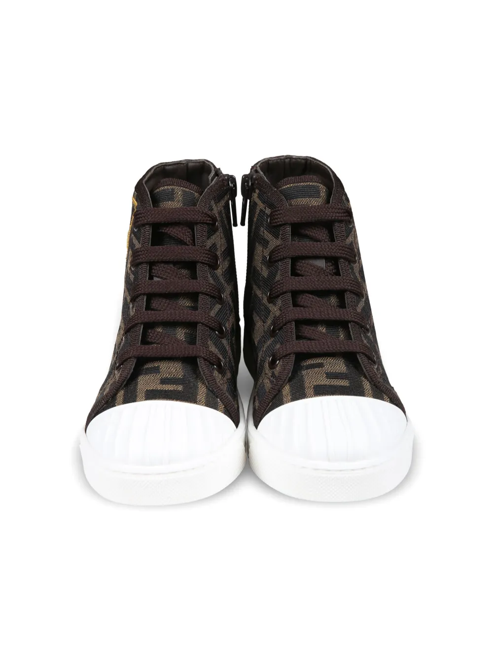 Fendi Kids Tessuto sneakers Bruin