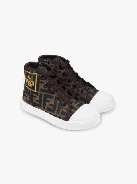 Fendi Kids tenis Tessuto