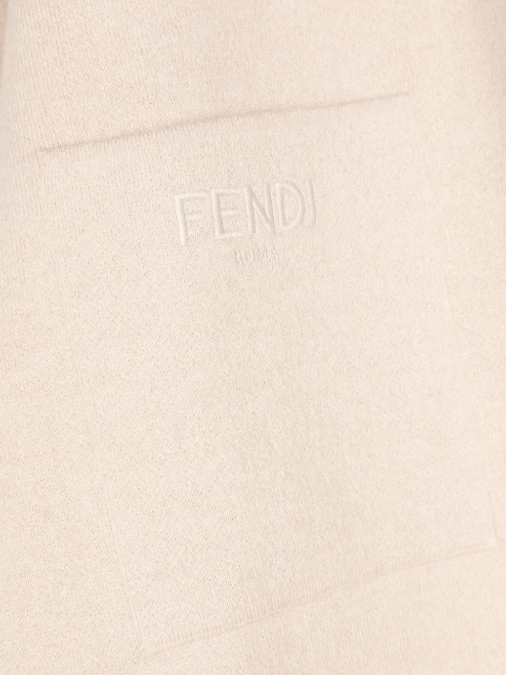 Fendi Kids Pet met geborduurd logo Beige