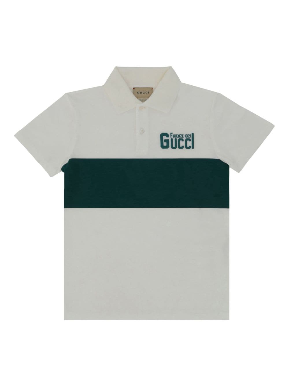 Gucci Kids Katoenen poloshirt Wit