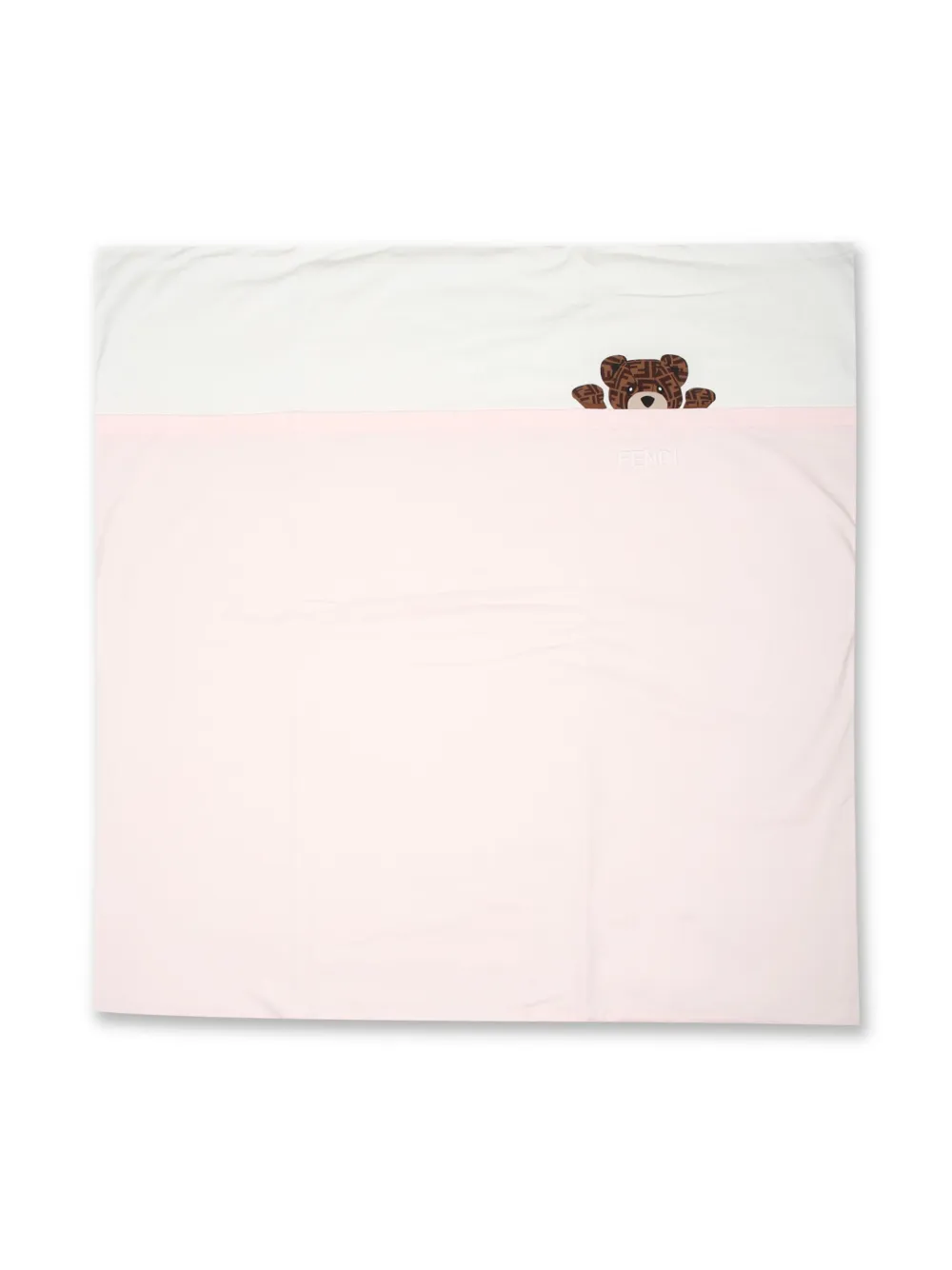 Fendi Kids Coperta Teddy Bear - Rosa