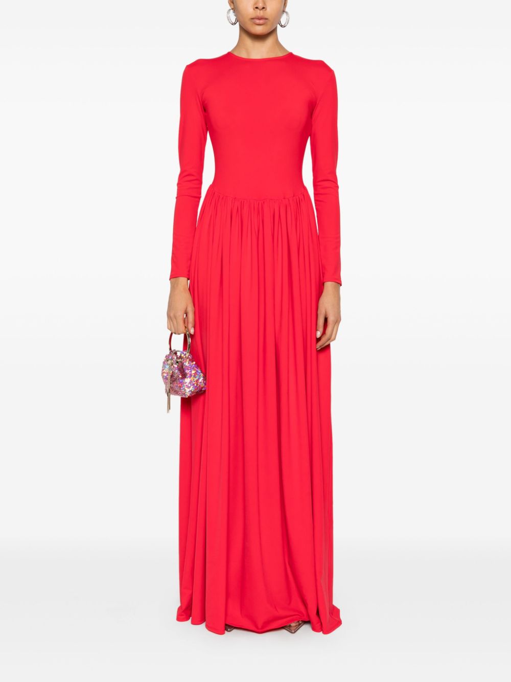 V:PM ATELIER Harper maxi-jurk - Rood