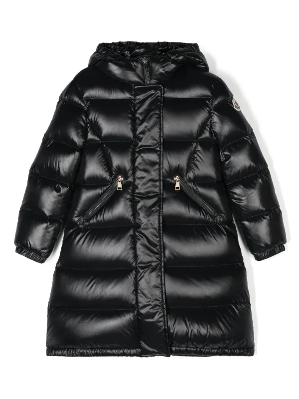 Moncler Enfant Bellevue Down Coat Black FARFETCH AE