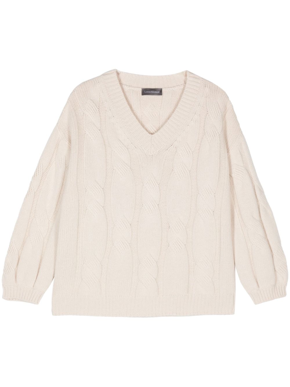 LORENA ANTONIAZZI CABLE-KNIT SWEATER 