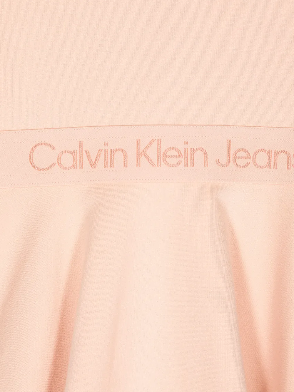 Calvin Klein Kids Flared jurk met logoband Roze
