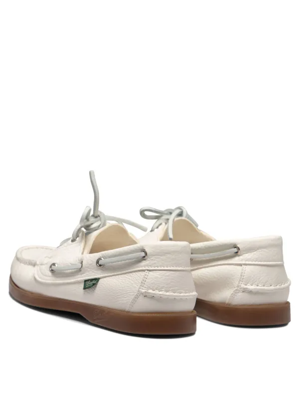 Paraboot Barth Leather Boat Shoes | White | FARFETCH JO Paraboot Barth Leather Boat Shoes | White | FARFETCH JO