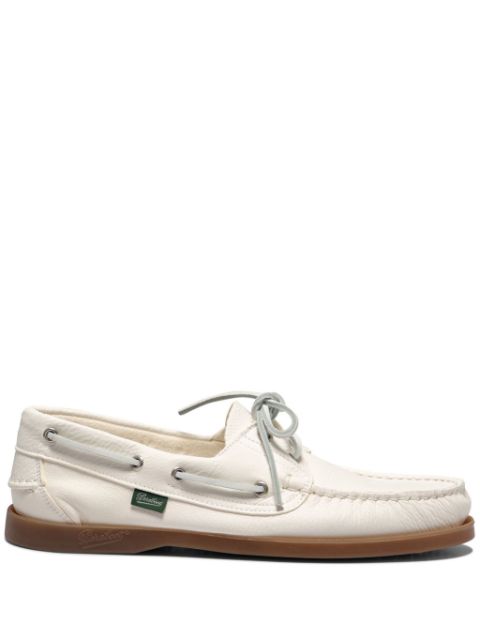 Paraboot chaussures bateau Barth en cuir