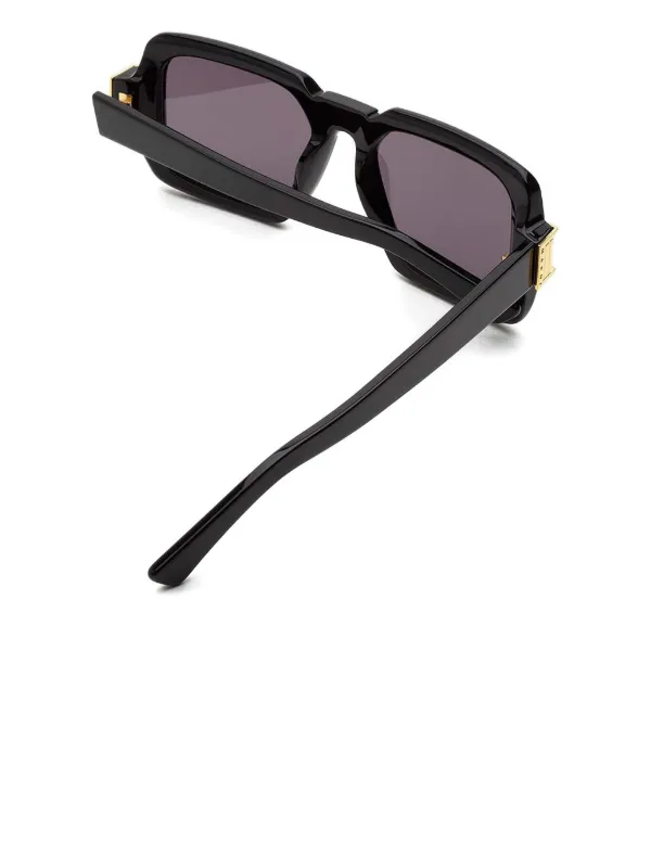 Marni Eyewear スクエアフレーム サングラス | ブラック | FARFETCH JP