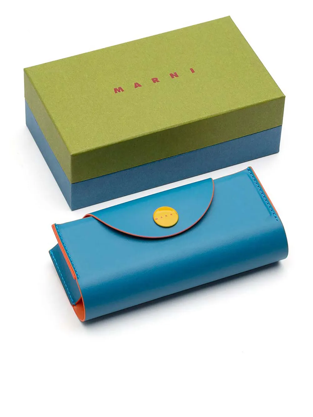 Marni Eyewear Zonnebril met geometrisch montuur Goud