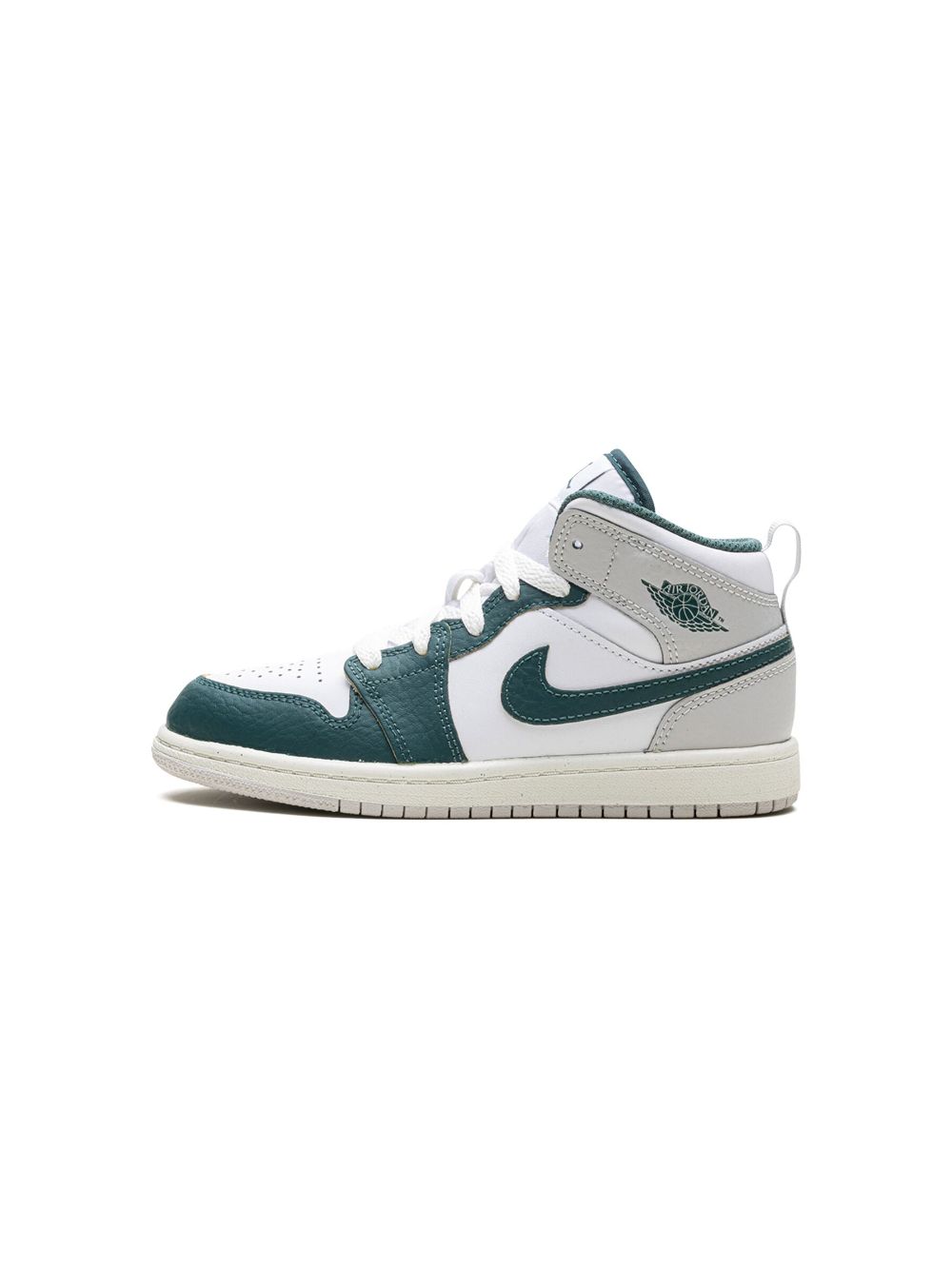 Jordan Kids Jordan 1 Mid SE "Green" sneakers Wit