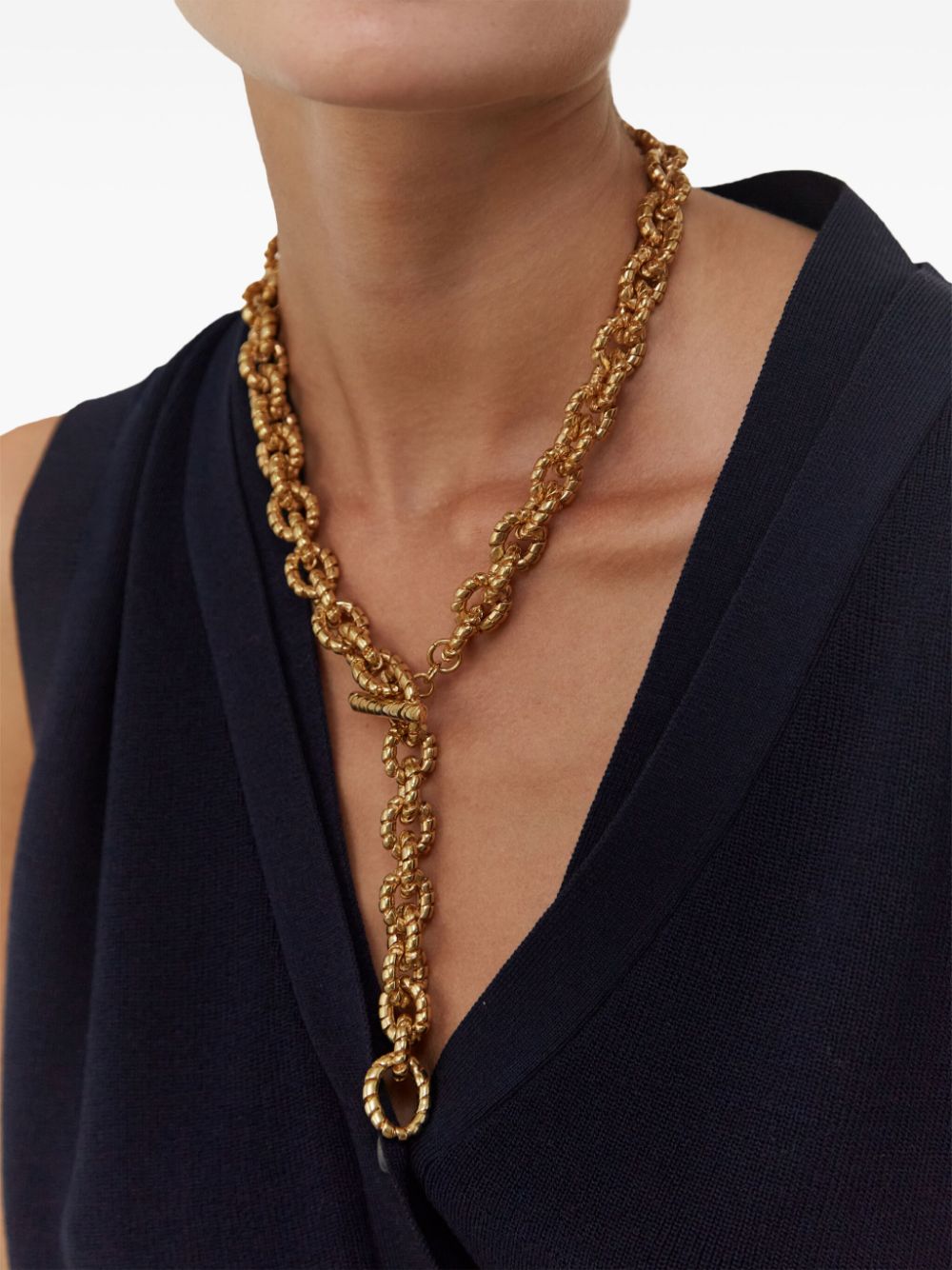 Shop Paola Sighinolfi Onora Necklace In Gold