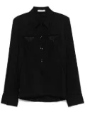 Dorothee Schumacher pinstripe pattern jacket - Black