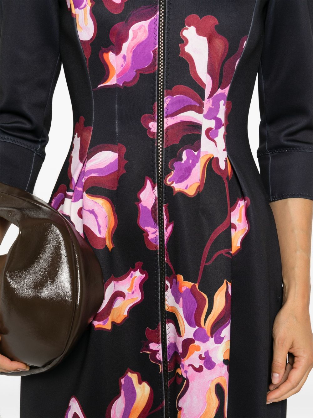 Dorothee Schumacher Jurk met bloemenprint Zwart