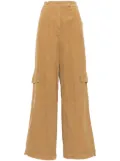 Dorothee Schumacher corduroy cargo pants - Brown