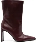 Dorothee Schumacher 80mm calfskin ankle boots - Purple