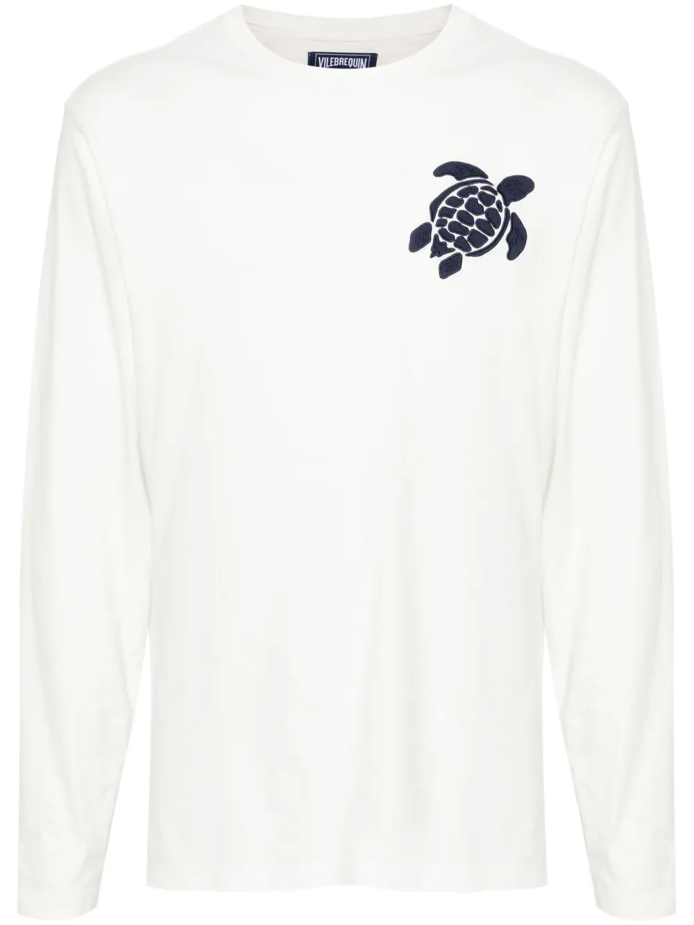 Vilebrequin T-shirt met geborduurd logo Wit
