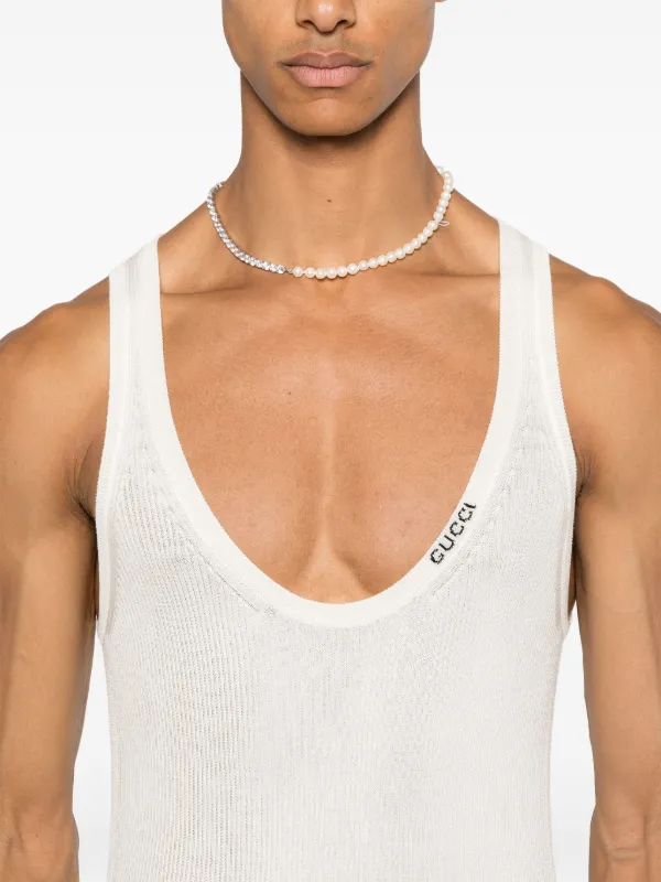 Gucci mesh tank top on sale