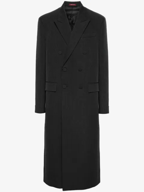 Gucci Ancora embroidered wool coat