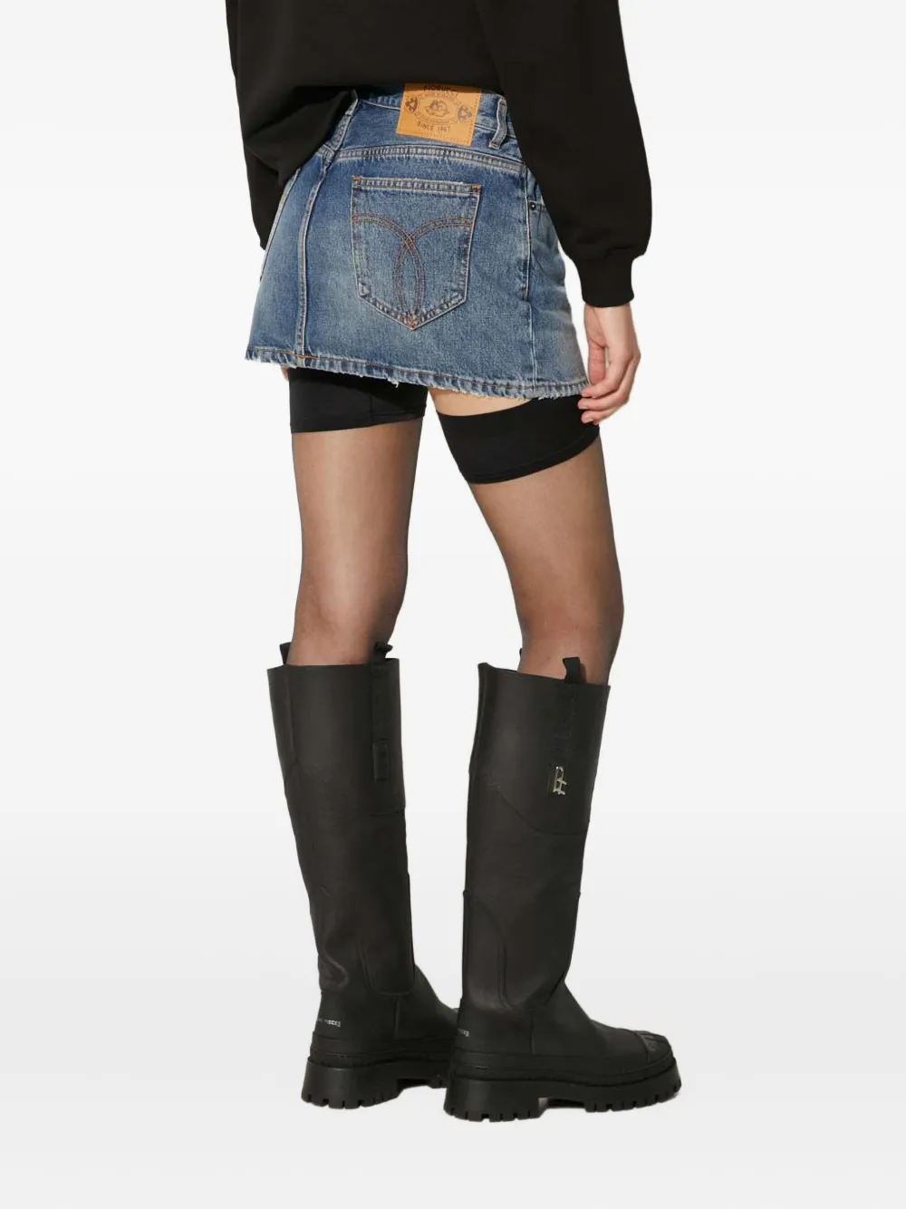 Fiorucci Mini-spijkerrok Blauw