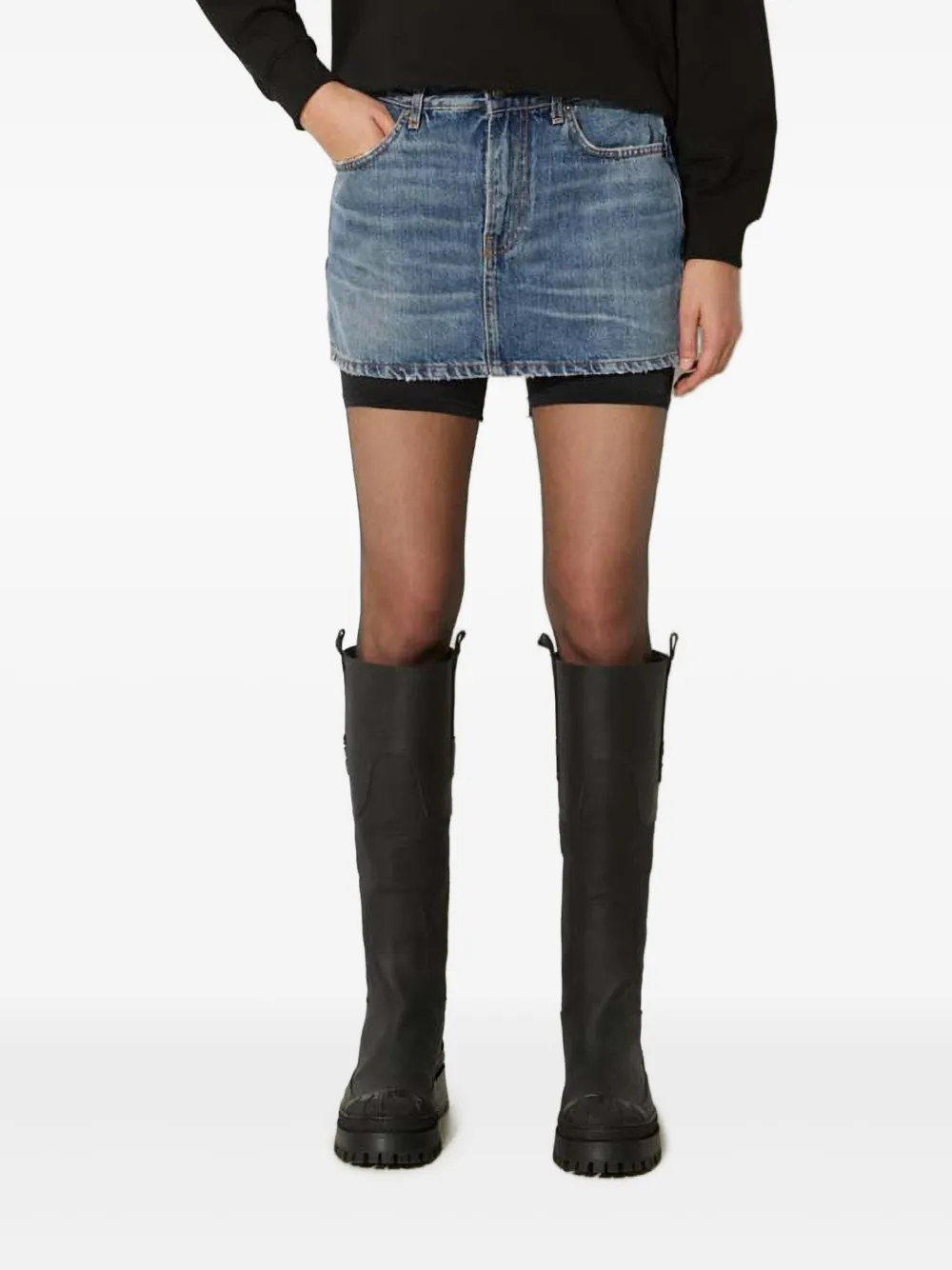 Fiorucci Mini-spijkerrok Blauw