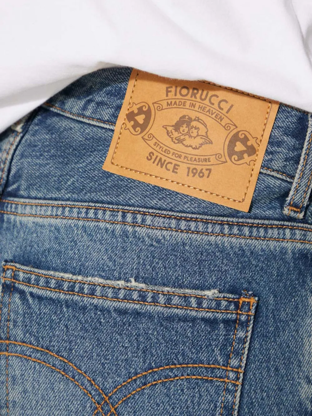Fiorucci Katoenen jeans Blauw