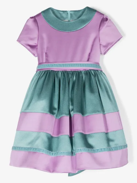 Colorichiari Jurk met colourblocking