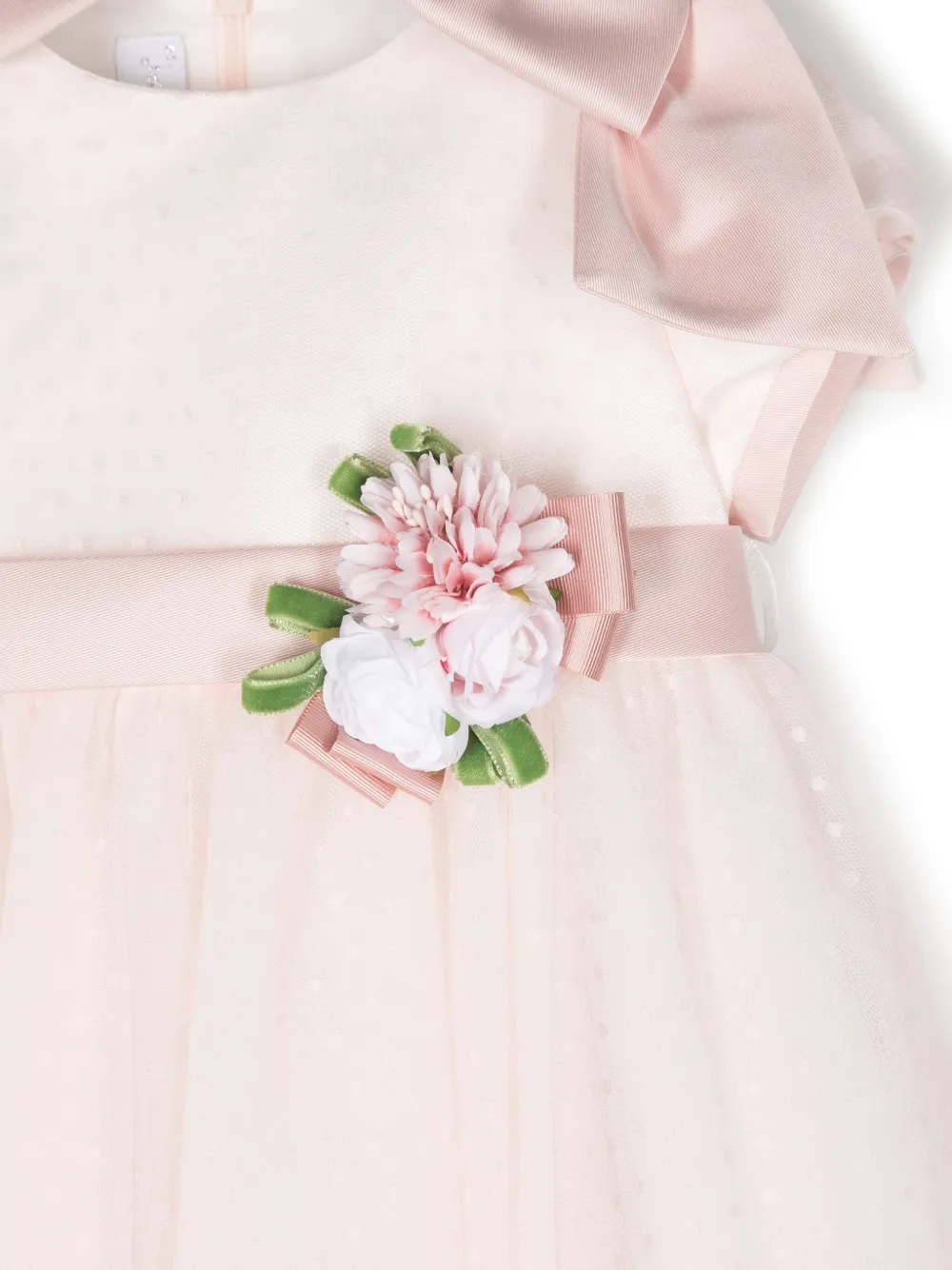 Colorichiari Jurk met bloemenpatch Roze