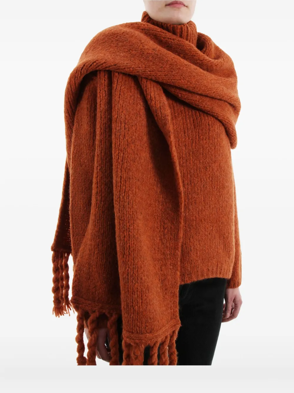 Dorothee Schumacher Soft Happiness Scarf In Red