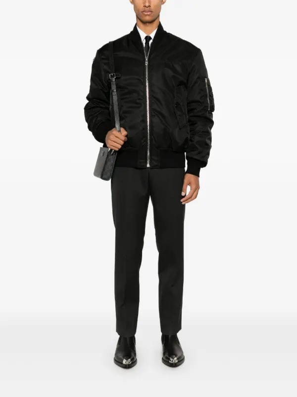 パンツ GUCCI Logo embroidery Wool pants Gucci logo-embroidered Wool Trousers | Grey | FARFETCH BH