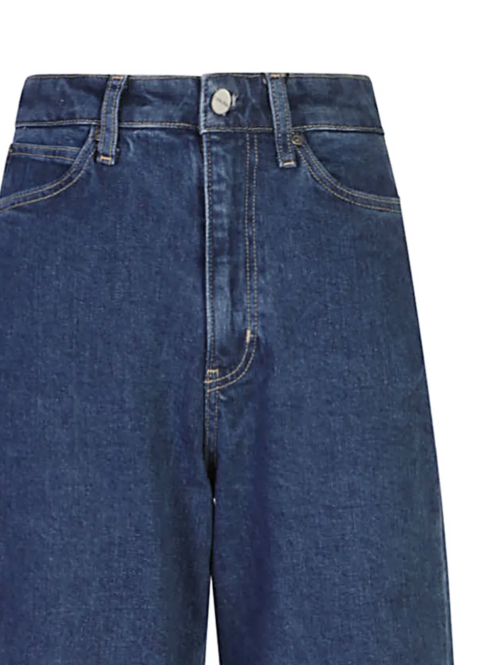 Calvin Klein high-rise wide jeans - Blauw