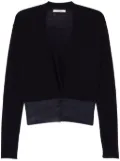 Dorothee Schumacher shimmering wool cardigan - Blue