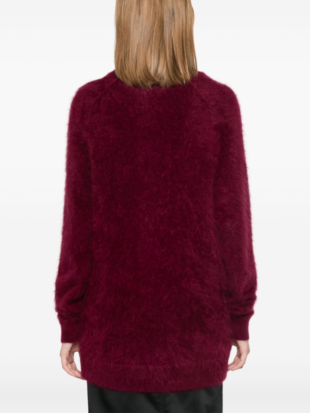 Shop Dorothee Schumacher V-neck Cashmere Jumper In Pink