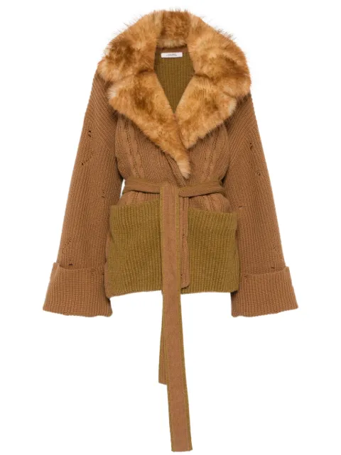 Dorothee Schumacher Fur Opulence cardigan