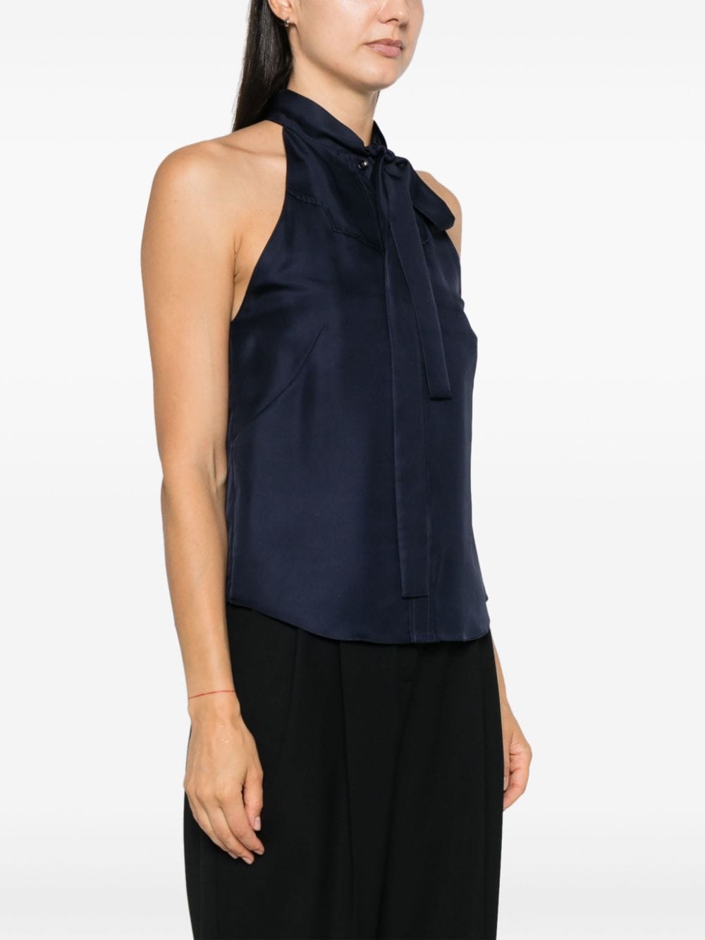 Shop Dorothee Schumacher Trench It Up I Blouse In Blue