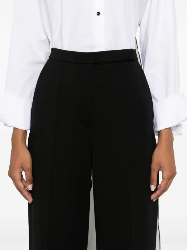 【Dorothee Schumacher】ウールブレンド taperedパンツ Dorothee Schumacher Tapered Trousers | Black | FARFETCH