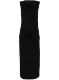 Dorothee Schumacher draped midi dress - Black