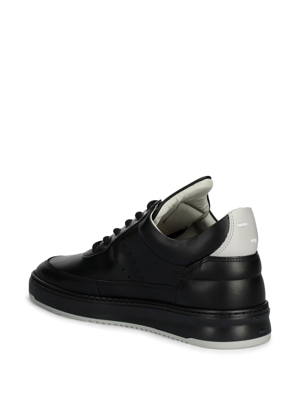 Filling Pieces Leren sneakers Zwart