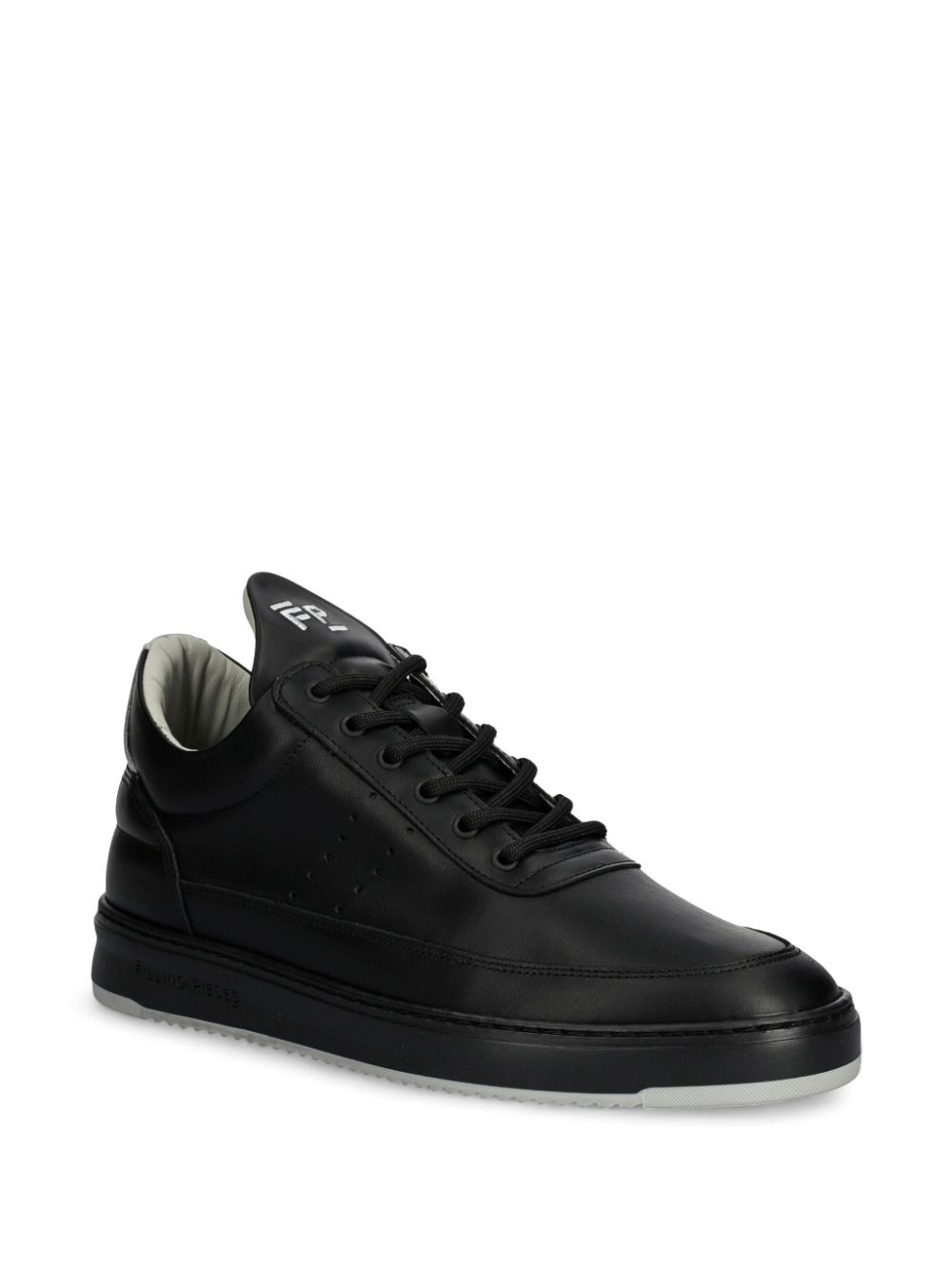 Filling Pieces Leren sneakers Zwart