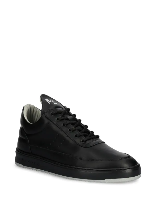 Filling Pieces Leather Sneakers Black FARFETCH AU