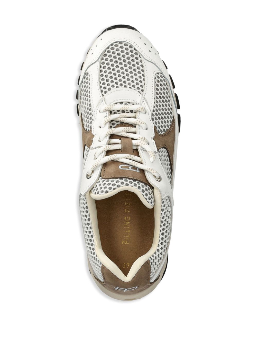 Filling Pieces Leren sneakers Wit