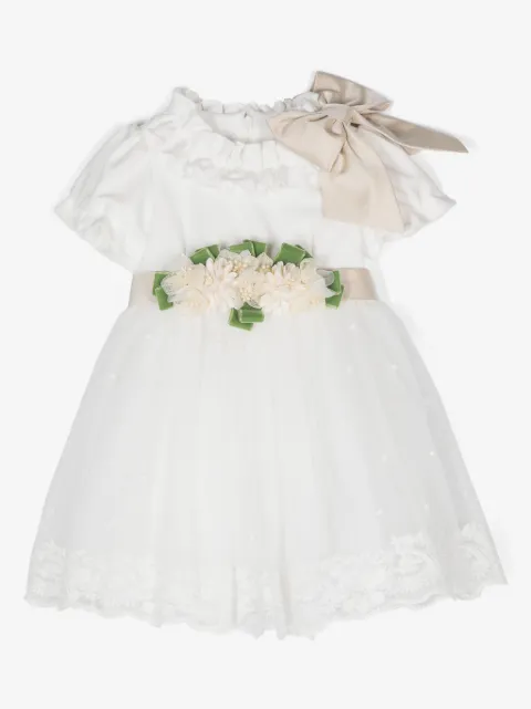 Colorichiari Vestido de festa com aplicação floral
