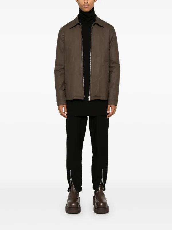 【オープニング大セール】 Rick Owens JP FARFETCH | ブラウン | ジャケット Brad ジャケット・アウター