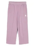 Golden Goose Kids star-print track pants - Purple