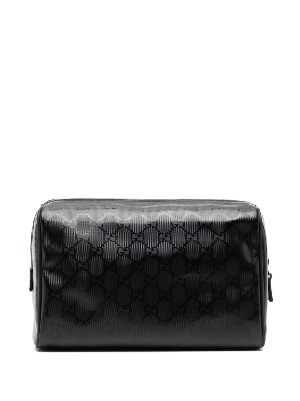 Shop Gucci Gg Toiletry Case In Black